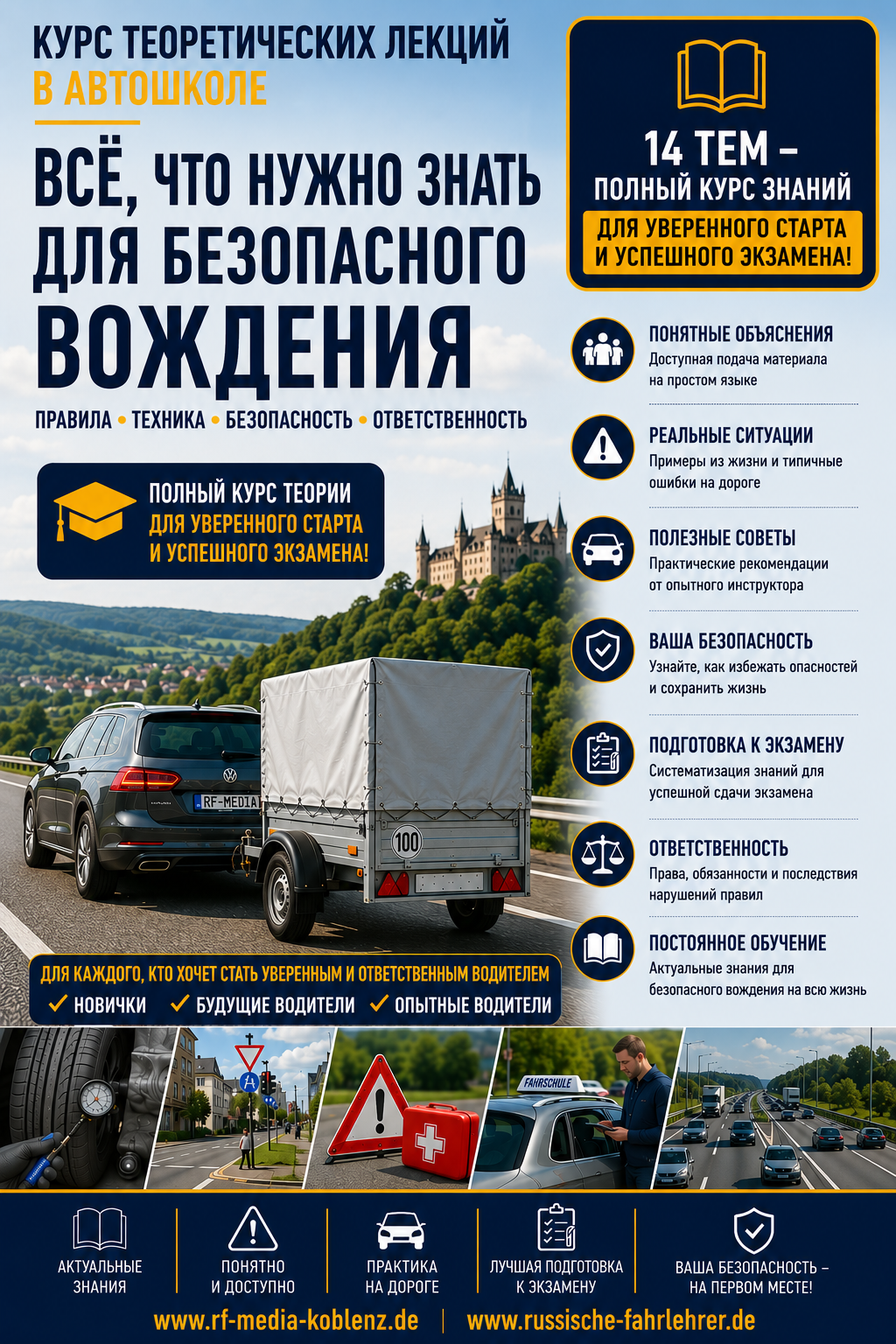 Большая книга по теории для автошкол Германии